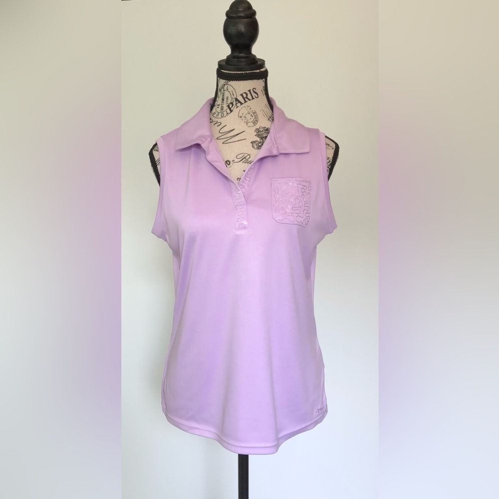 Izod Perform X Top Cool FX Mauve Purple Women’s Size Medium